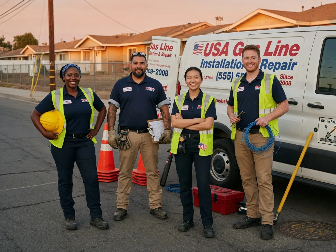 Gas Line Installation company in Homestead, IA